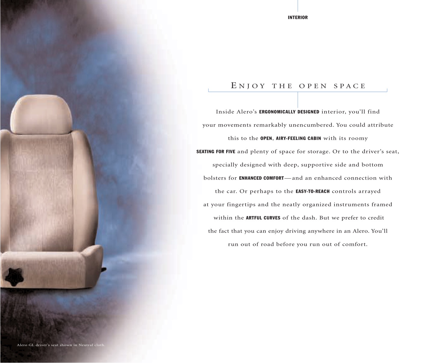 2002 Oldsmobile Alero Brochure Page 9
